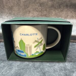 Starbucks YAH Charlotte Coffee Mug Cup 14oz. - You are Here - Brand New